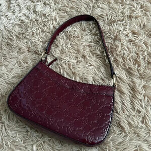 Burgundy Shoulder Baguette style  Bag